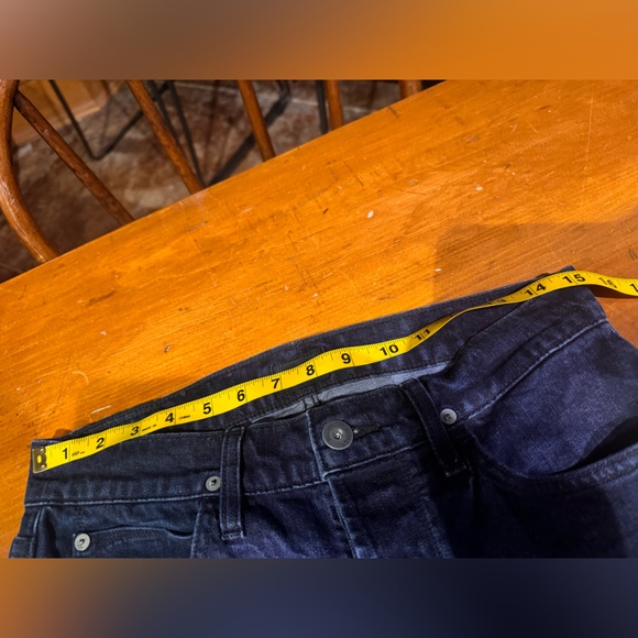 HUDSON Dark Blue Wash Straight Leg Jean - size 30x32 - Picture 4 of 6